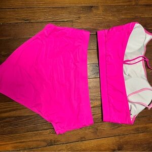 SHEIN Hot Pink Bikini Set